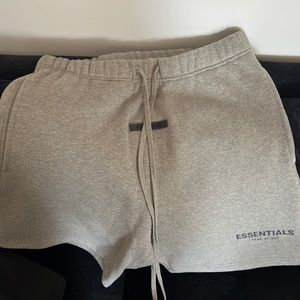 Fear of God gray sweat shorts